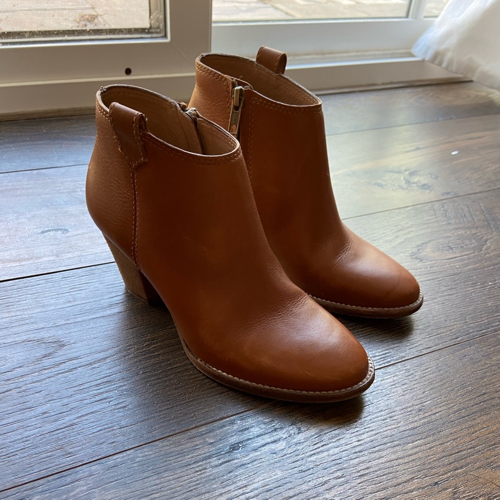 Madewell Billie Brown Boots Booties